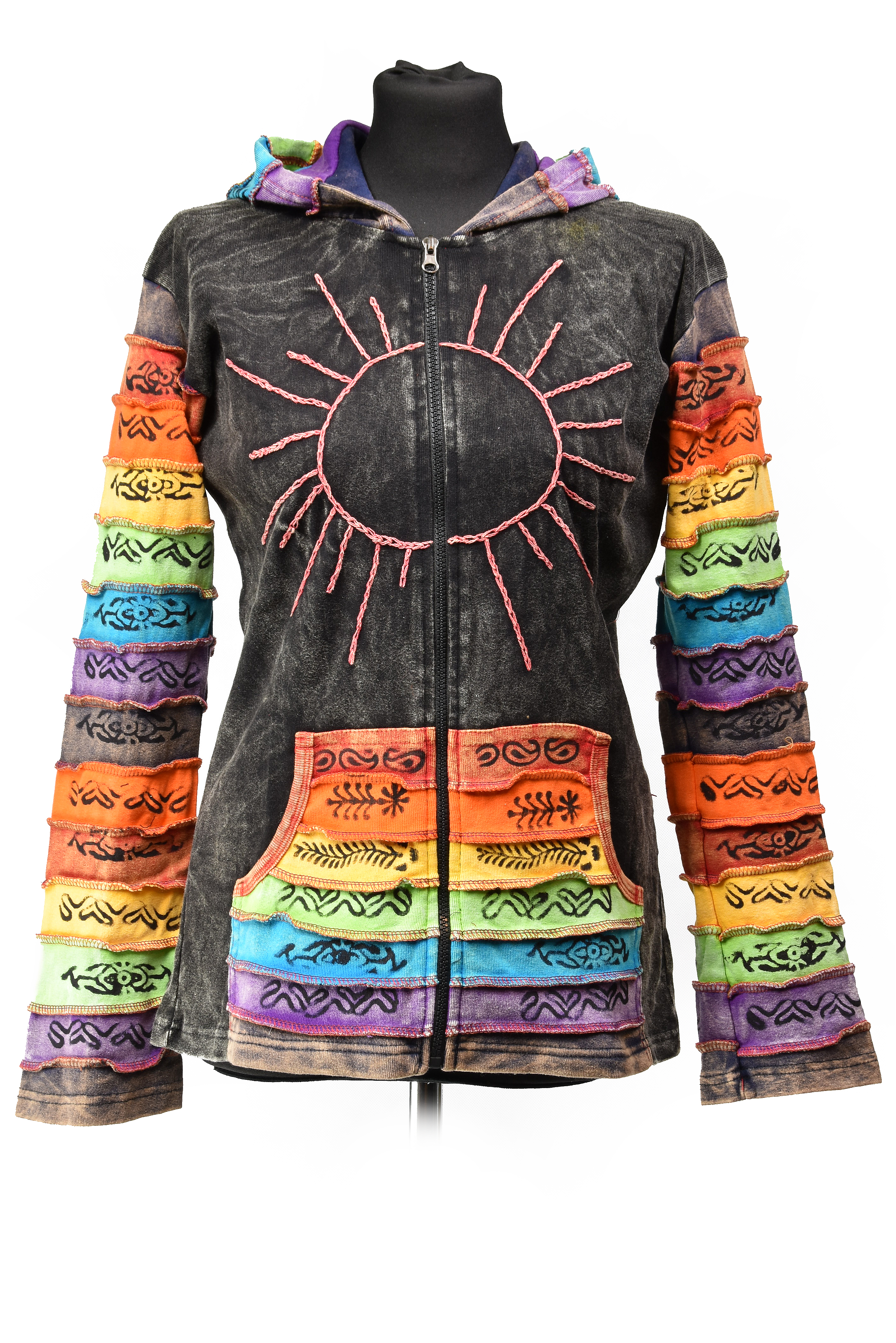 Bluza Bawełniana CZARNE słońce