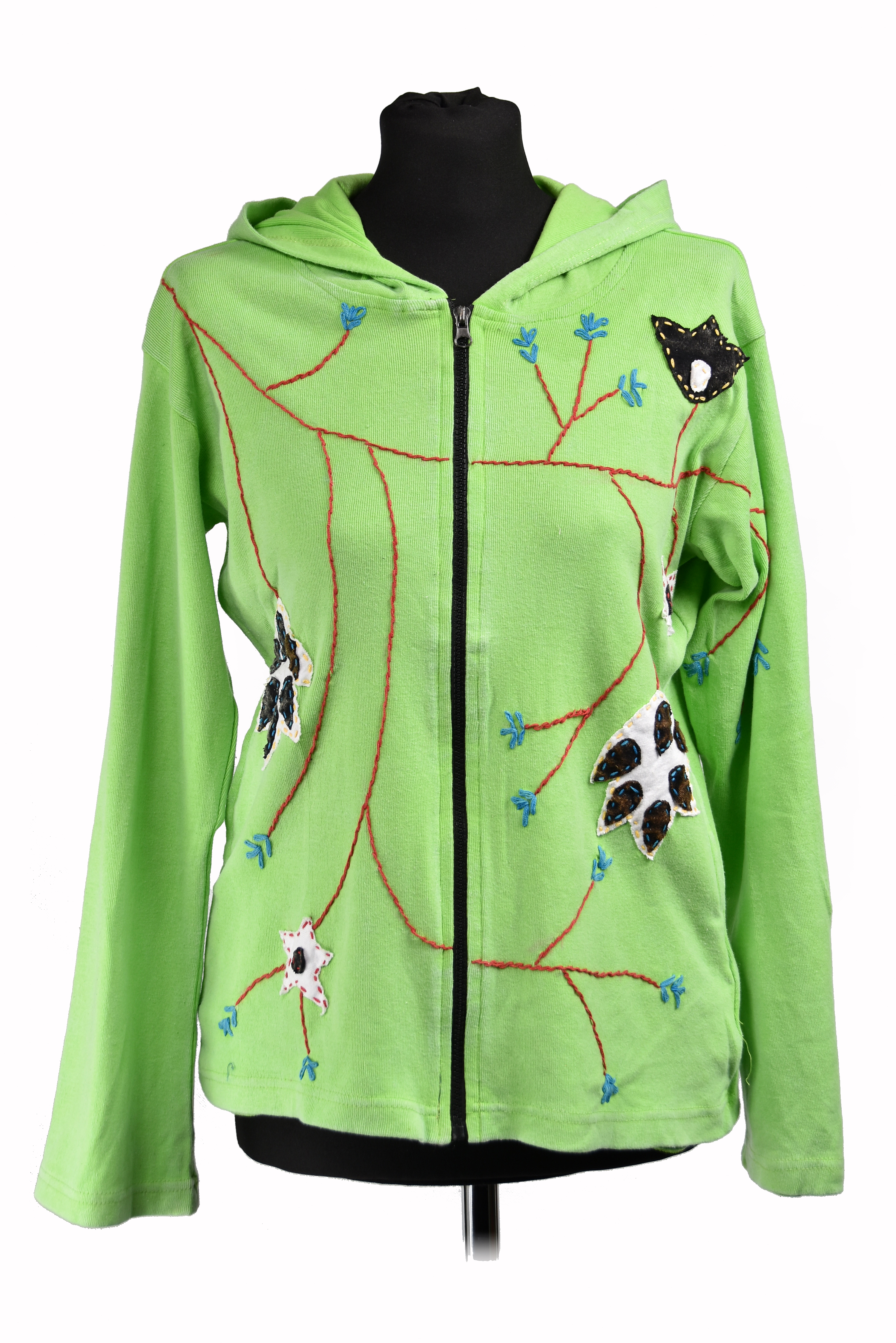 Bluza z ręcznym haftowaniem