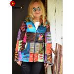Bluza Bawełniana PATCHWORK piekło niebo 