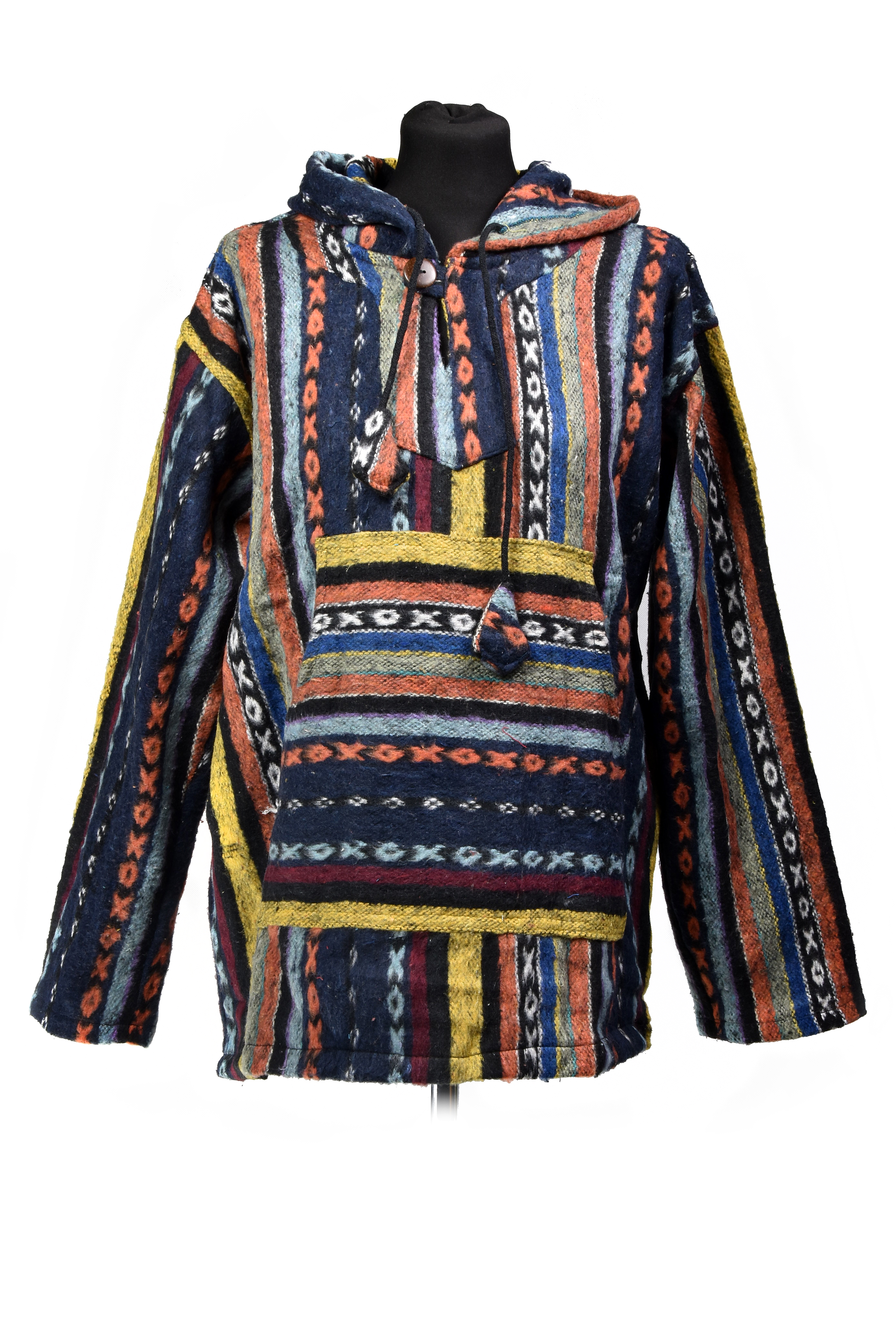 BLUZA z kapturem GHERI ETNO Nepal Włochata