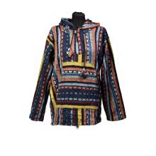 BLUZA z kapturem GHERI ETNO Nepal Włochata