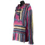 BLUZA z kapturem GHERI Włochata malinka