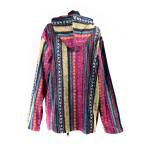 BLUZA z kapturem GHERI Włochata malinka