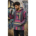 BLUZA z kapturem GHERI Włochata malinka