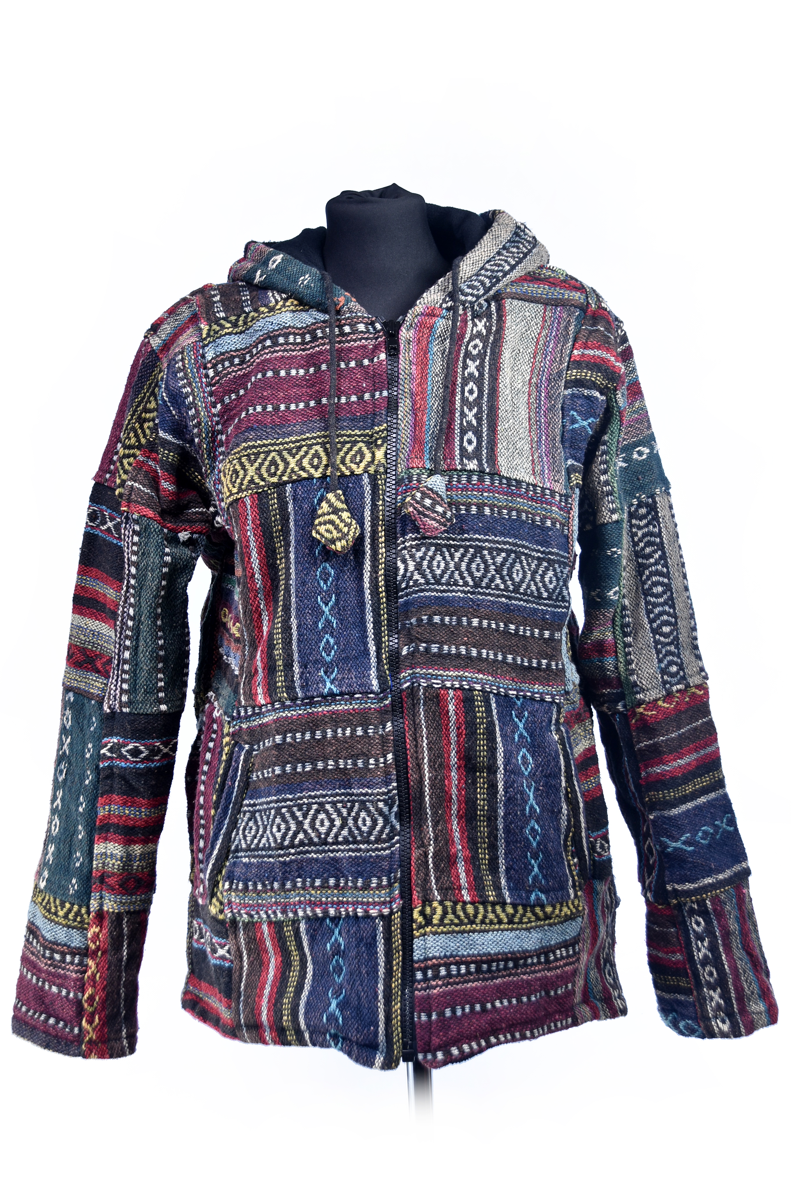 Bluza z polarem gruba Patchwork Ekologa 2