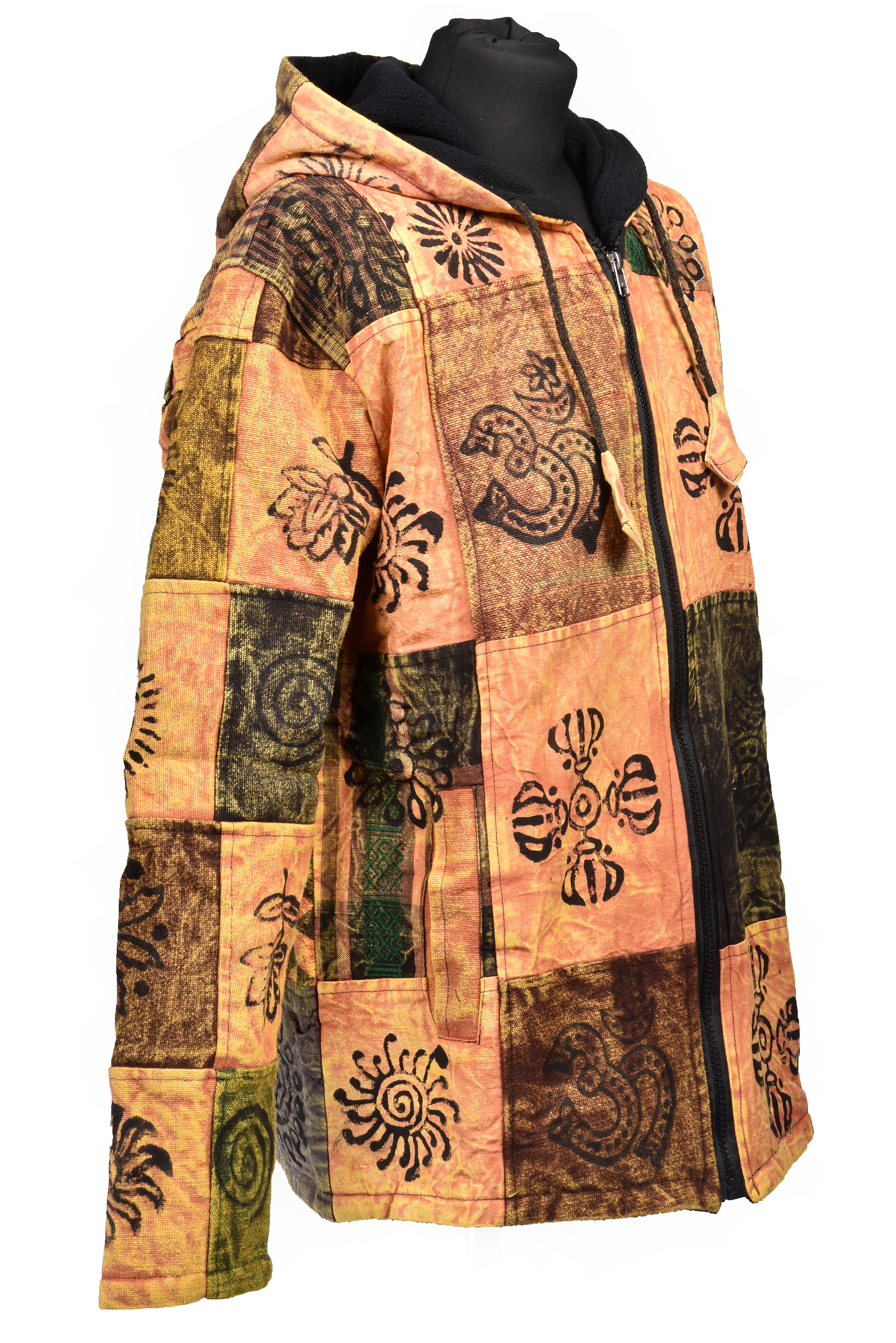 Bluza z polarem gruba PATCHWORK Ekologa STEMPLOWANA 4