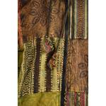 Bluza z polarem gruba PATCHWORK leśny dziadek