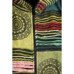  Bluza z polarem gruba PATCHWORK zielony