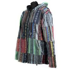 Bluza z polarem gruba Patchwork niechodzona VINTAGE