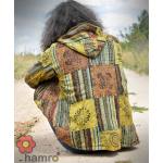 Bluza z polarem PATCHWORK Ekologa STEMPLOWANA radość