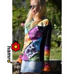 patchwork blouse