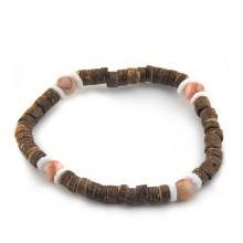  Bransoletka KOKOSOWE koraliki NATURA 4