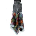 Długa spódnica nepalska boho patchwork GIPSY