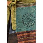 Spódnica Wiązana GYPSY Farbowana PATCHWORK  