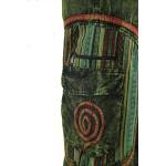 SPODNIE Fantazyjne Zielone Kieszenie PRZETARCIA