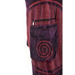 SPODNIE Fantazyjne fioletowe Kieszenie PRZETARCIA