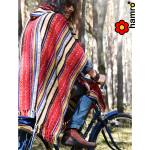 Nepalskie PONCZO patchwork ETNO Handmade FRĘDZLE