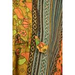 Nepalskie PONCZO patchwork ETNO grzybki PASY