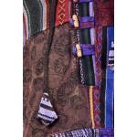 Nepalskie PONCZO patchwork ETNO Handmade FRĘDZLE