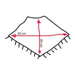 PONCZO dla DZIECI – Nocny Skrzat  (Tkanina Gheri)