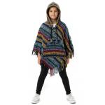 PONCZO dla DZIECI – Nocny Skrzat  (Tkanina Gheri)