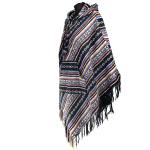 Ponczo Gheri z Frędzlami  Krótkie PERU