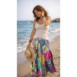 colorful ethnic skirt