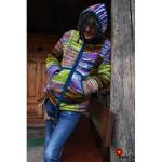 Sweter Wełniany z Polarem Kakofonia Kolorów