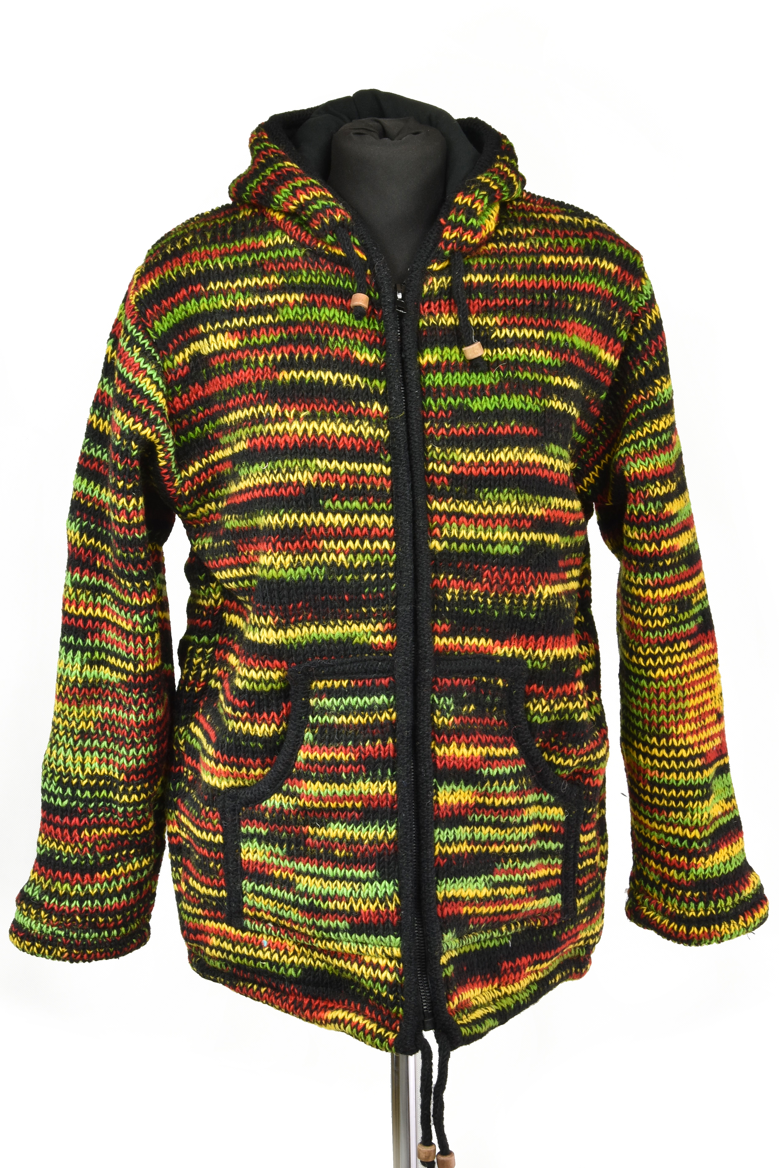 Sweter Wełniany z Polarem Rastaman