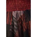 Szarawary Bawełniane Alladynki Szeroki Pas BRUNATNICA